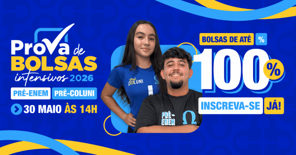 Imagem do evento Prova de Bolsas 2026 - Pré-Vestibular Ômega