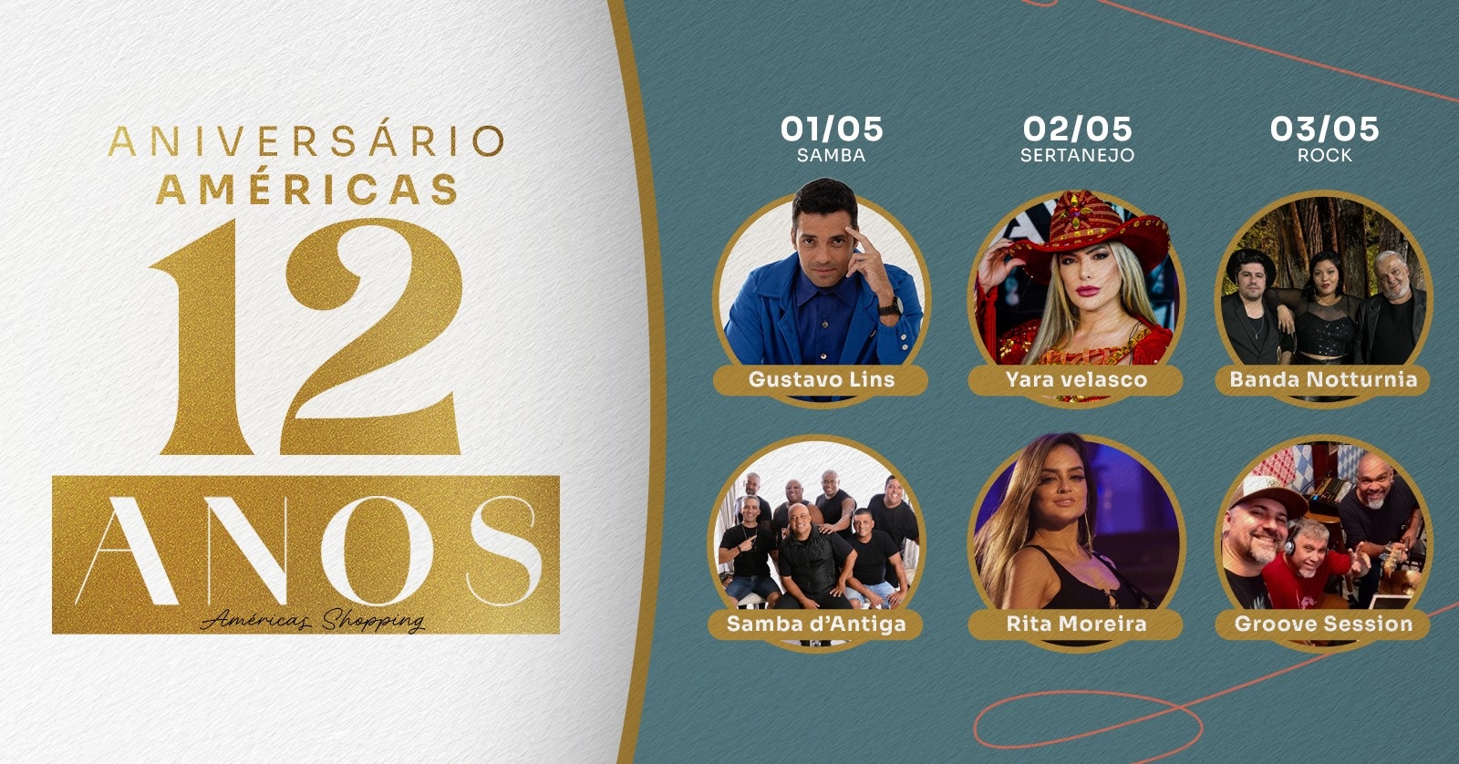 ANIVERSÁRIO AMÉRICAS SHOPPING - 01 a 03/05