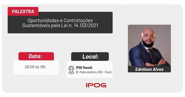 Imagem do evento Oportunidades e Contratações Sustentáveis pela Lei n. 14.133/2021
