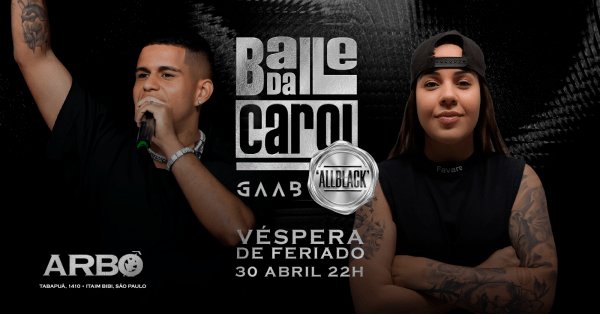 Imagem do evento BAILE DA CAROL  SUBMUNDO ALL BLACK 3.0