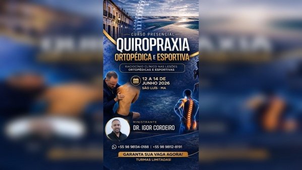Imagem do evento CURSO DE QUIROPRAXIA ORTOPÉDICA E ESPORTIVA