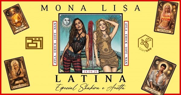 Imagem do evento Mona Li$a Especial Shakira e Anitta - Baiacu Bö