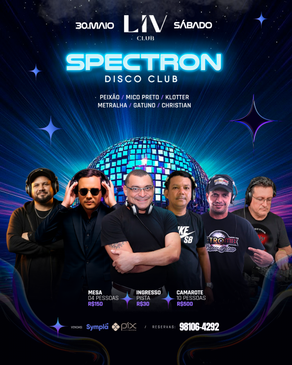 Imagem do evento SPECTRON CLUB A FESTA