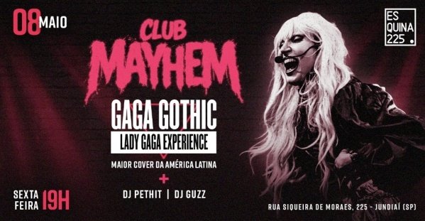 Gaga gothic em Jundiaí ( Lady gaga cover) em Jundiaí - Sympla