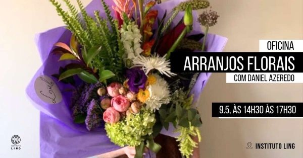 Imagem do evento Oficina de Arranjos Florais, com Daniel Azeredo