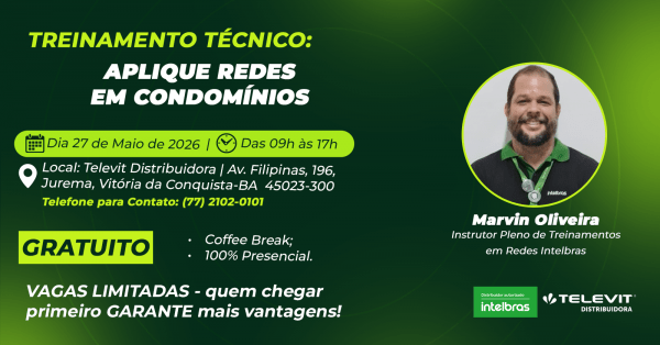 Imagem do evento APLIQUE REDES EM CONDOMÍNIOS