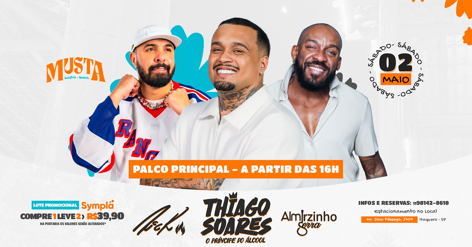THIAGO SOARES - ALMIRZINHO - RICK NO MUSTA GASTRO BEACH ITAQUERA