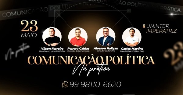 Imagem do evento COMUNICAÇÃO POLÍTICA, NA PRÁTICA.