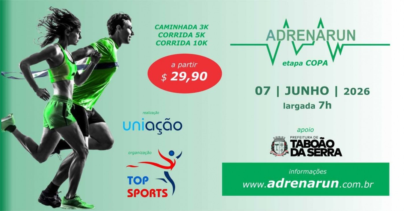 ADRENARUN - ETAPA COPA - TABOÃO DA SERRA