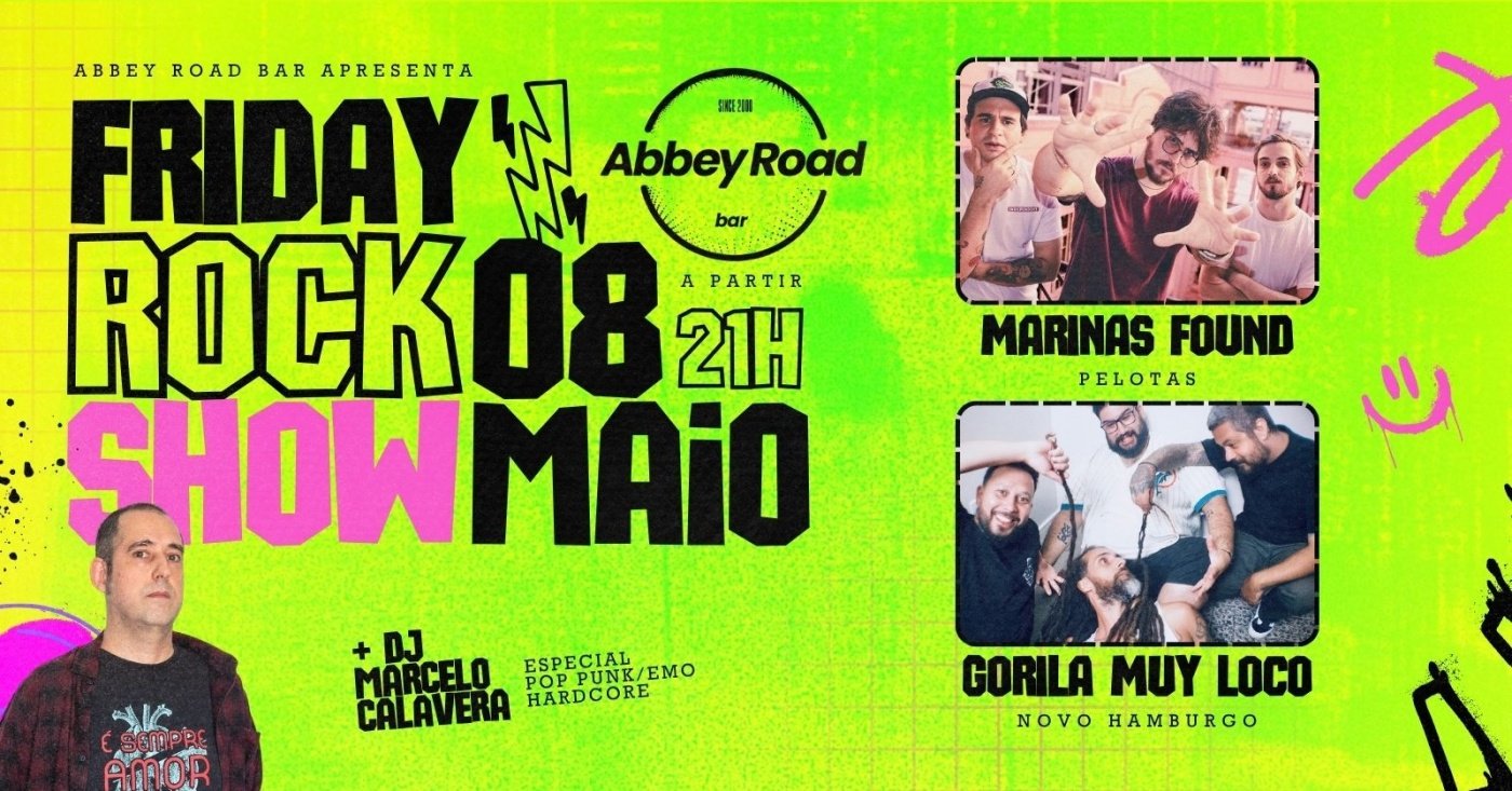 FRIDAY ROCK SHOW - estreia da festa! em Novo Hamburgo - Sympla