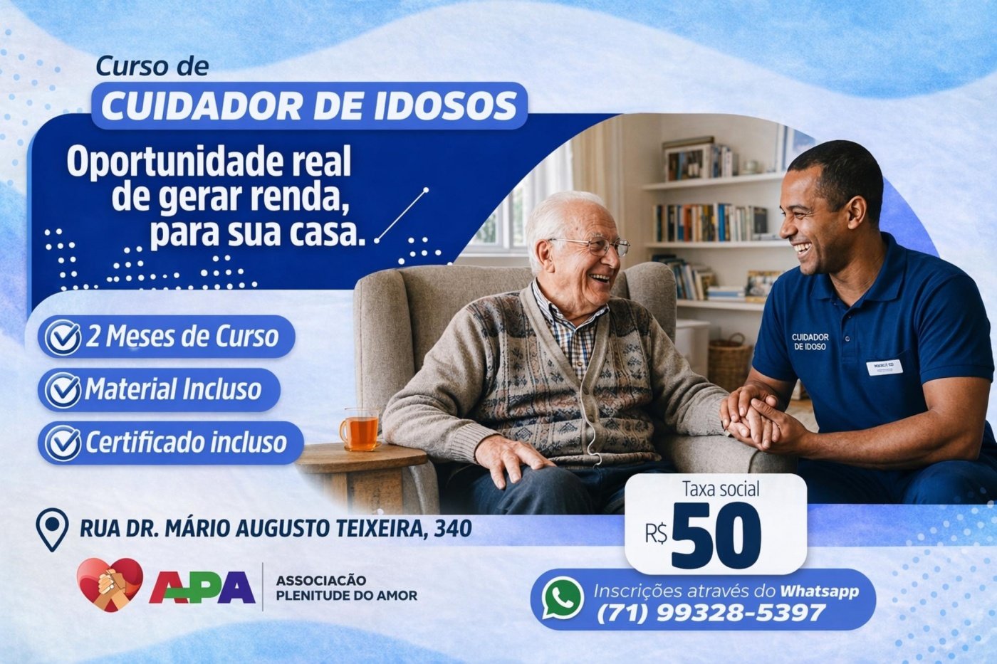 Cuidador de Idosos em Salvador - Sympla
