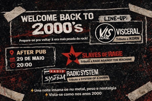 Imagem do evento WELCOME BACK TO 2000'S