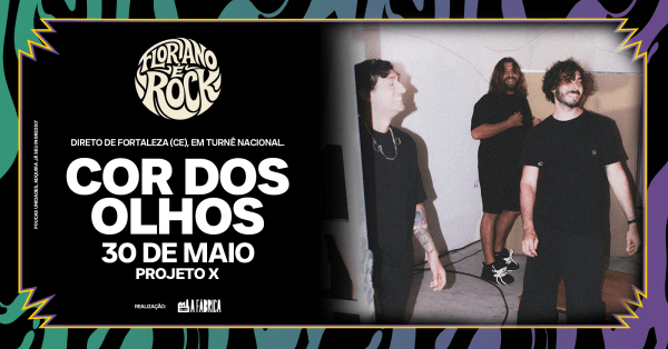 Imagem do evento Cor dos Olhos - 30 de Maio - Floriano - Projeto X