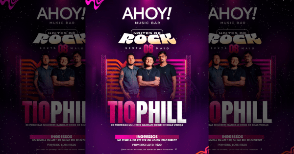 Imagem do evento TIO PHILL NA AHOY!