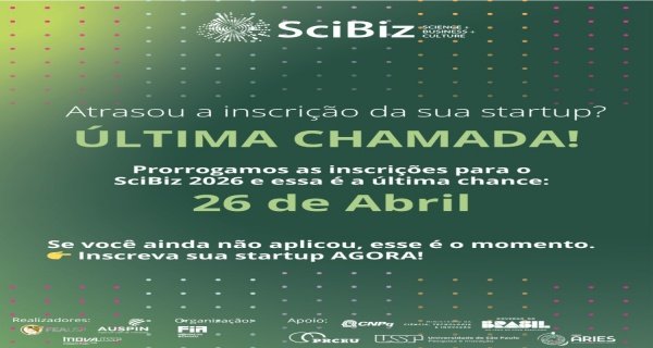 Imagem do evento Scibiz - Feira de Startup 2026