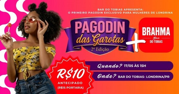 Imagem do evento PAGODIN DAS GAROTAS
