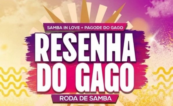 Imagem do evento RESENHA DO GAGO - RODA DE SAMBA