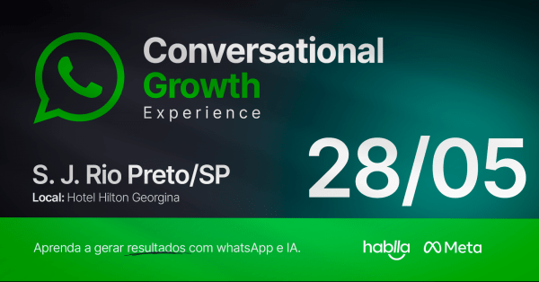 Imagem do evento Conversational Growth Experience 2026 - Edição São José do Rio Preto/SP