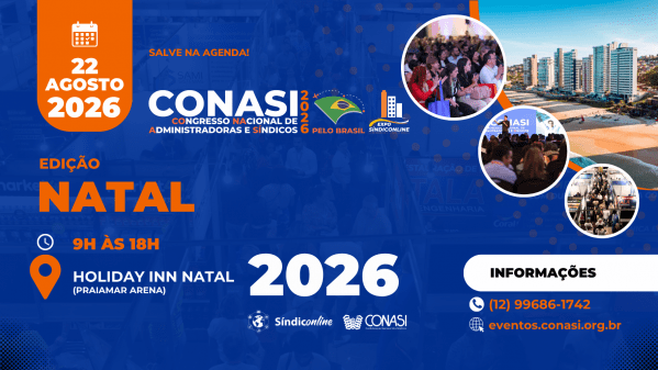 Imagem do evento CONASI Natal 2026 - Congresso Nacional de Administradoras e Síndicos pelo Brasil