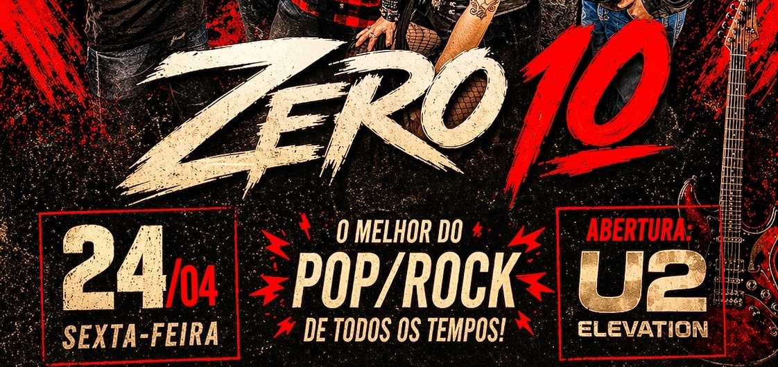 SEXTA ROCK ZERO10 // RETIRE SUA CORTESIA // VÁLIDA ATÉ 21H15 em