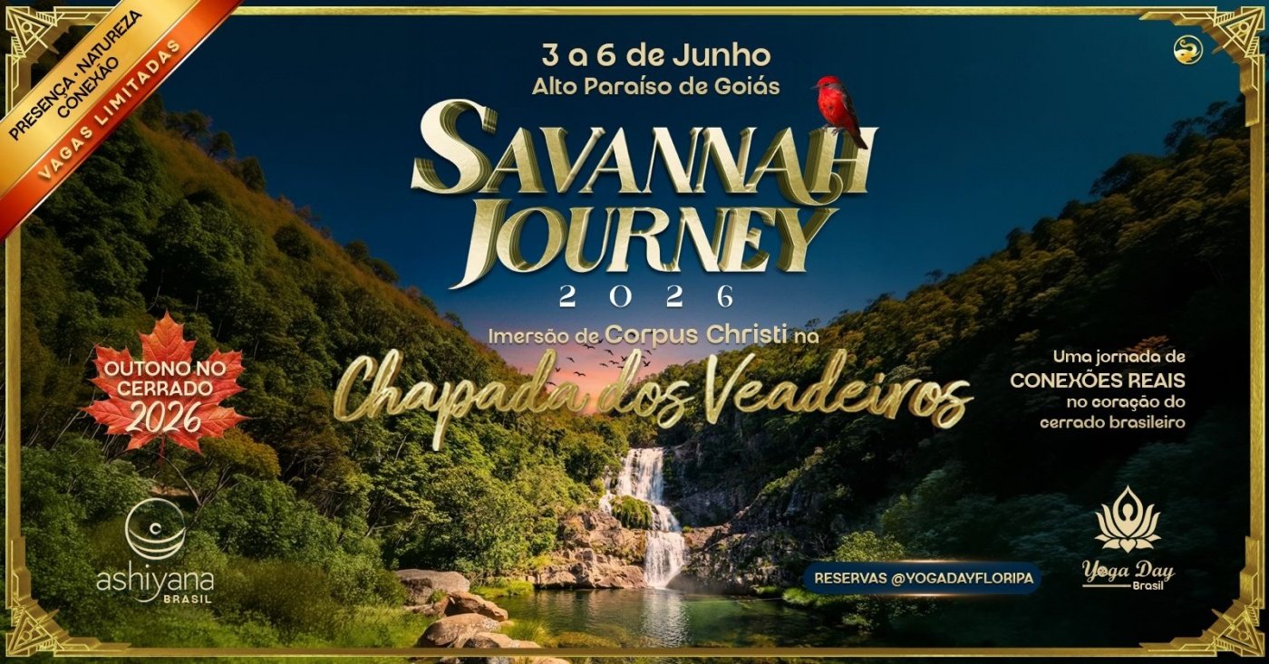 SAVANNAH JOURNEY 2026 CHAPADA DOS VEADEIROS Em Alto Para So De Goi S Lg 
