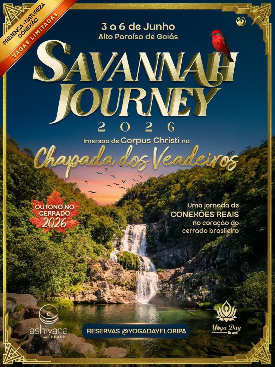 SAVANNAH JOURNEY 2026 CHAPADA DOS VEADEIROS Em Alto Para So De Goi S 