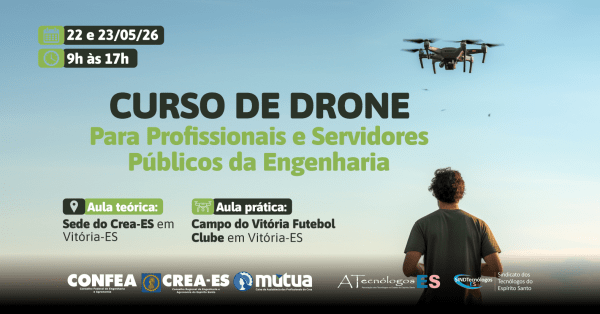 Imagem do evento Cursos de Drones para Profissionais e Servidores Públicos da Engenharia