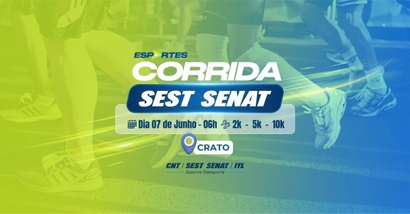 Imagem do evento Corrida SEST SENAT Crato 2026