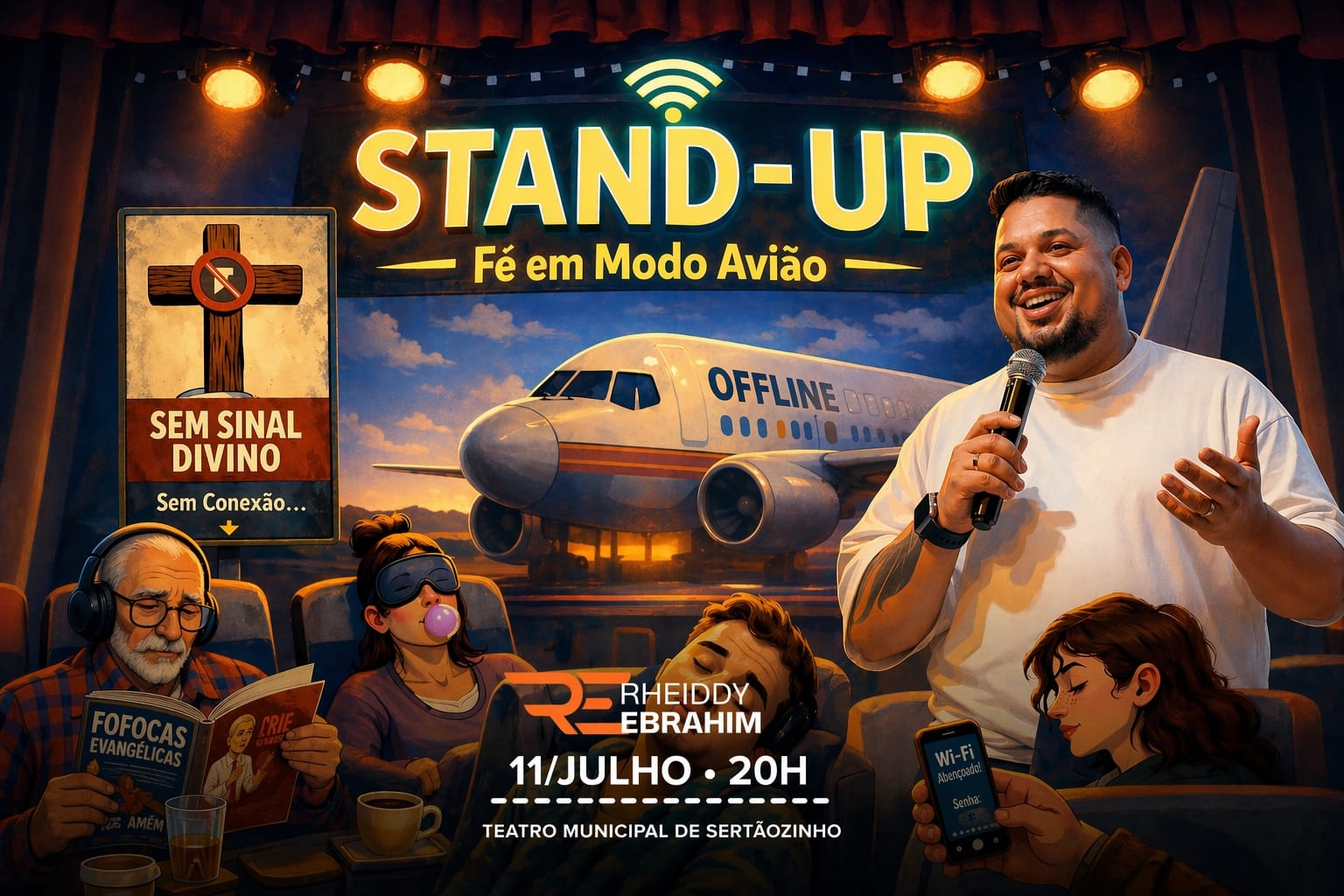 Rheiddy Ebrahim - Fé em Modo Avião em Sertãozinho