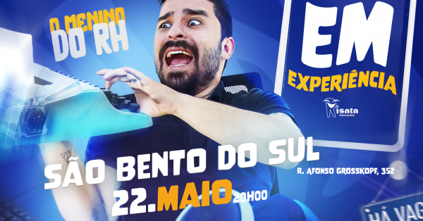 Imagem do evento MENINO DO RH EM SÃO BENTO DO SUL