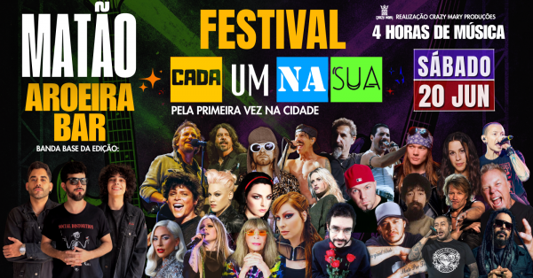 Imagem do evento Festival Cada Um Na Sua em Matão/SP
