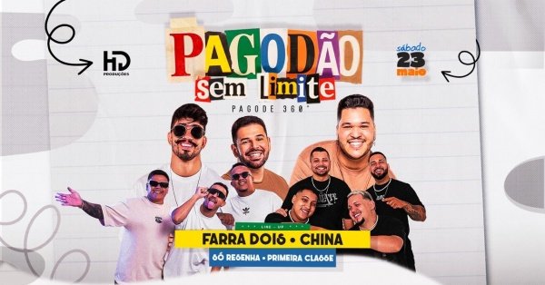 Imagem do evento Pagodão Sem Limite