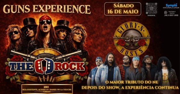Imagem do evento GUNS EXPERIENCE - THE ROCK COHAMA