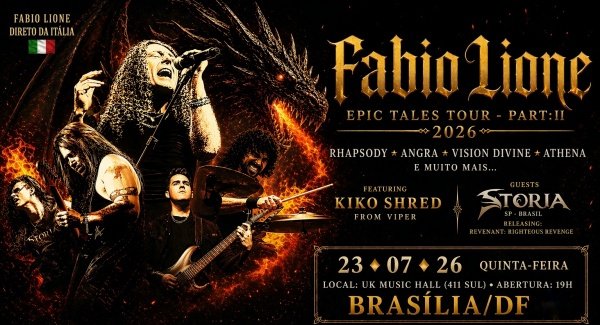 VERSÁRIO EM BRASÍLIA // TURNÊ FESTA DO ROCK 2025 em Brasília - Sympla