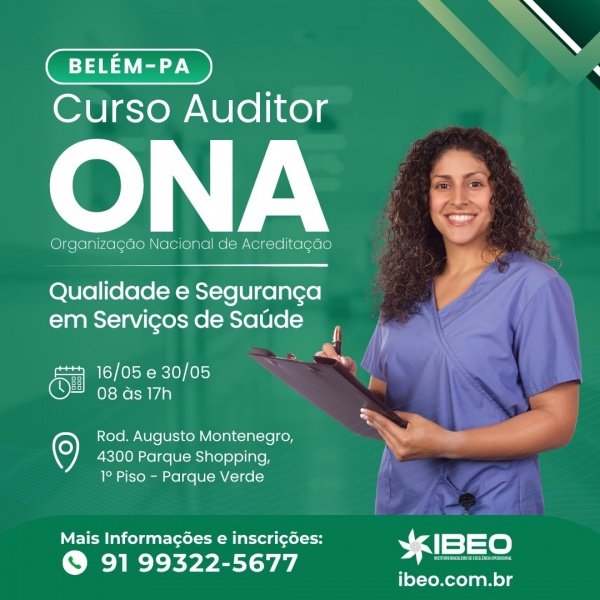 Imagem do evento ONA - CURSO AUDITOR INTERNO