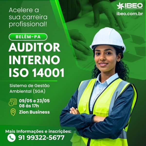 Imagem do evento ISO14001 - CURSO AUDITOR INTERNO