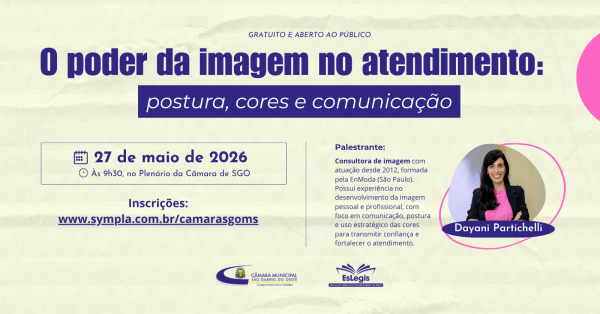 Imagem do evento O poder da imagem no atendimento: postura, cores e comunicação