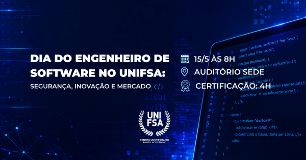 Imagem do evento Dia do Engenheiro de Software no UNIFSA: Tecnologia, Inovação e Mercado