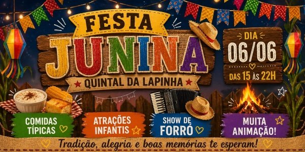 Imagem do evento Festa Junina Quintal da Lapinha