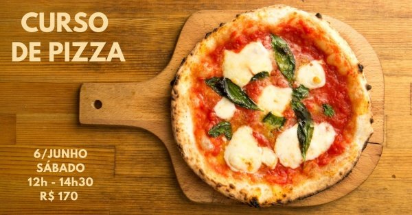 Imagem do evento Curso de Pizzas - 6/junho