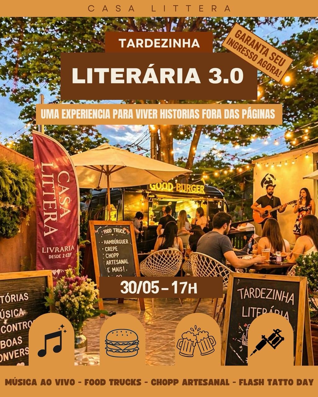 Tardezinha Literária  3ª edição - Americana, SP