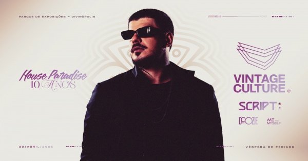 Imagem do evento House Paradise 10 anos | Vintage Culture