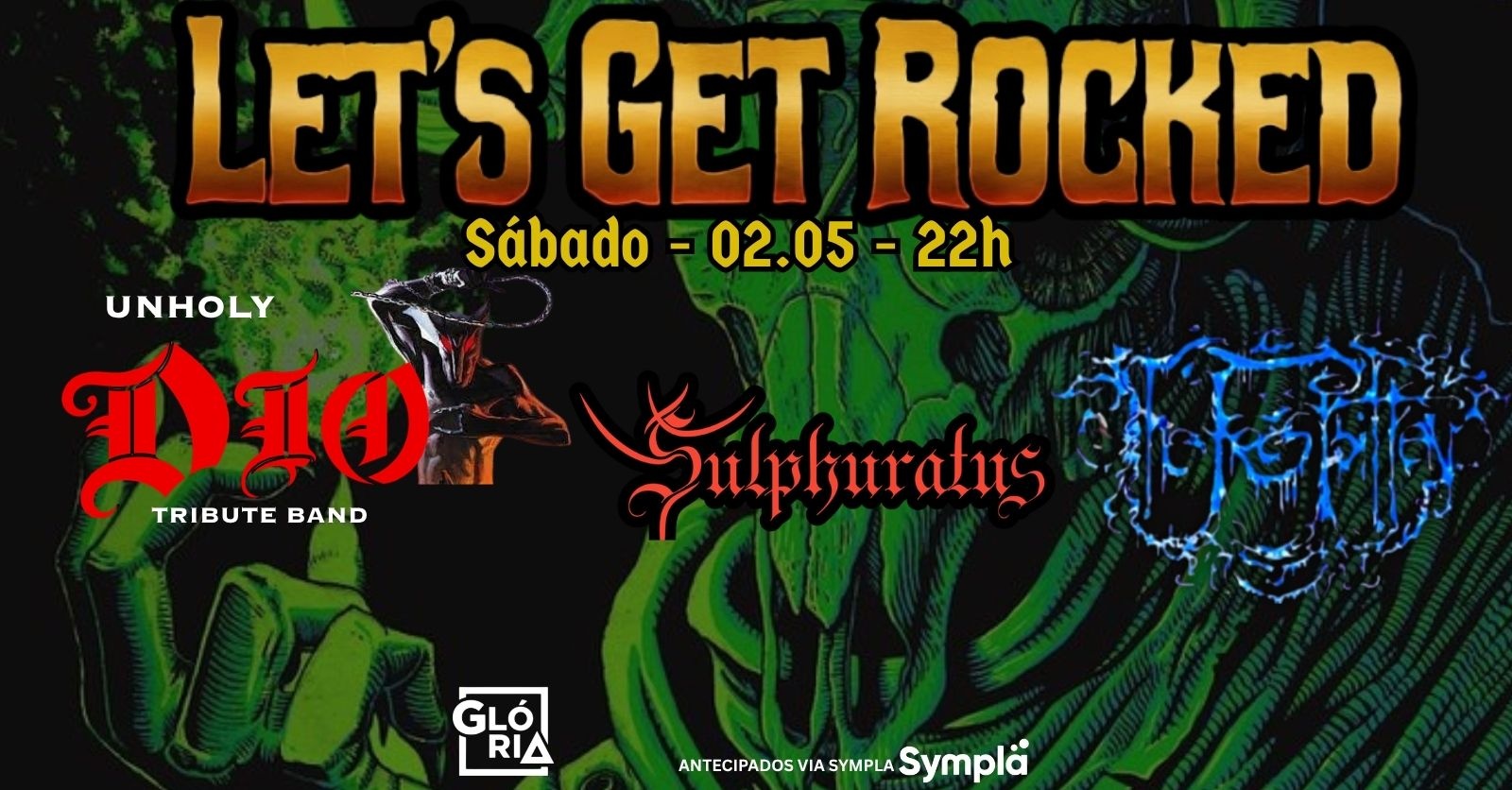 LETS GET ROCKED EDIÇÃO 6 em Porto Alegre - Sympla