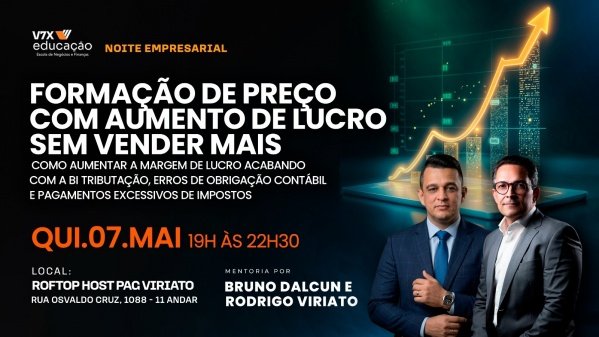 Imagem do evento Formaçāo de Preço e Aumento de Lucro sem Vender Mais