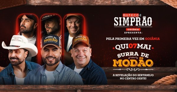 Imagem do evento SURRA DE MODÃO NO SIMPRÃO