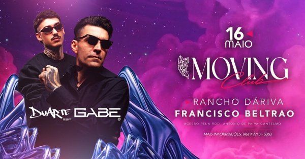 Imagem do evento Moving Gabe / Duarte - Rancho Dariva