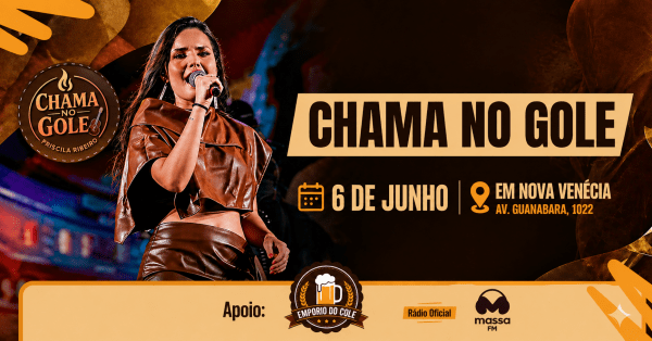 Imagem do evento Chama No Gole - Nova Venécia