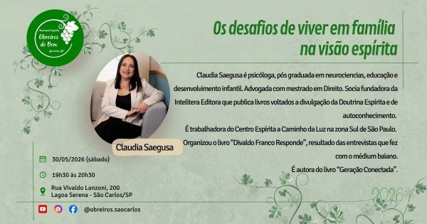 Imagem do evento Os desafios de viver em família