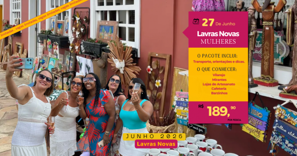 Imagem do evento Bate Volta Lavras  Novas