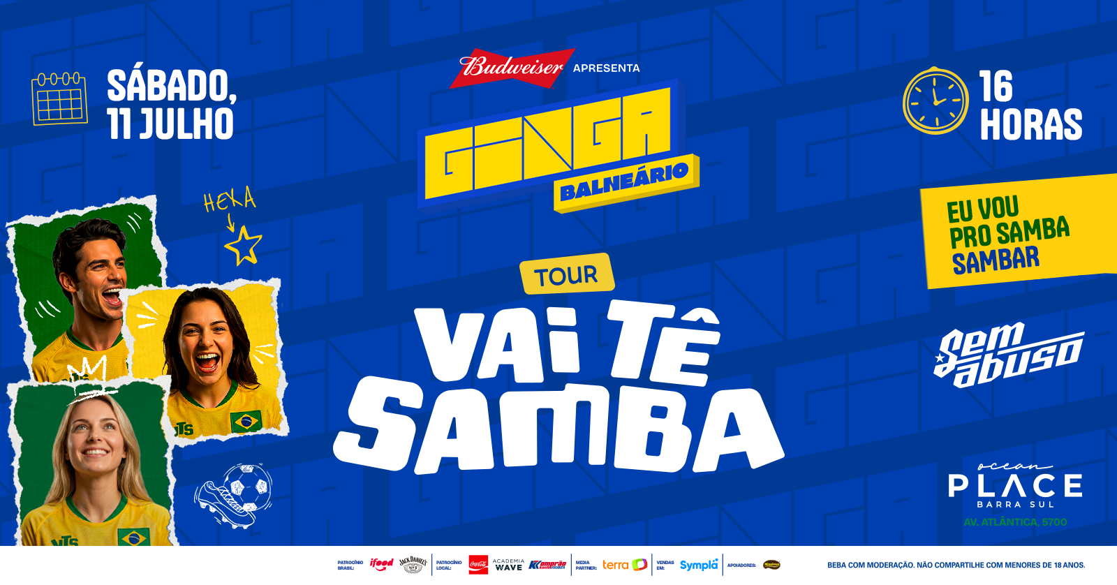 Ginga Bc -  11 de Julho -  Vai Tê Samba - Balneário Camboriú, SC